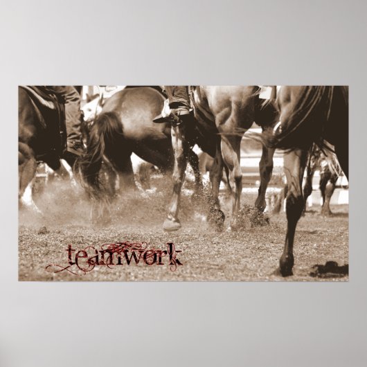 Teamwerk Poster (Voorkant)