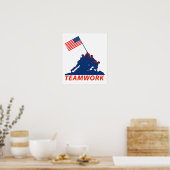 Teamwerk Poster (Keuken)