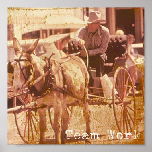 Teamwerk Poster (Voorkant)