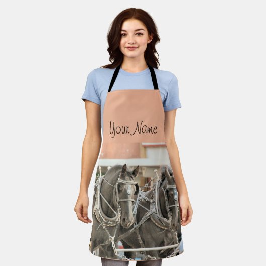 Teamwerk Schort (Gedragen)