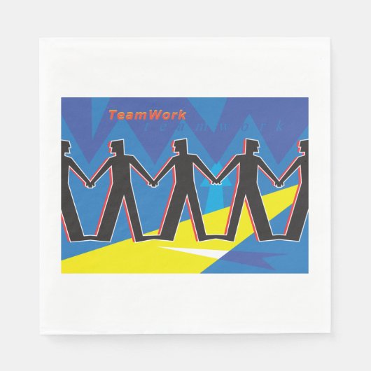 Teamwerk Servet (Voorkant)