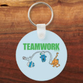 Teamwerk Sleutelhanger (Achterkant)