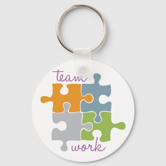 Teamwerk Sleutelhanger (Voorkant)