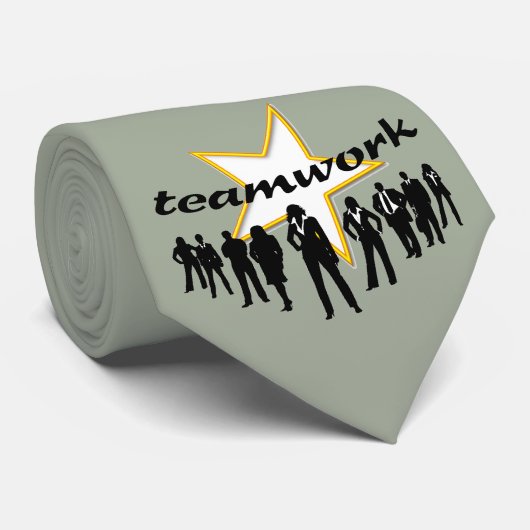 Teamwerk Stropdas (Opgerold)