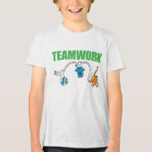 Teamwerk Tri-Blend Shirt (Voorkant)