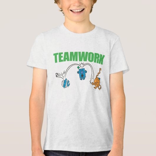 Teamwerk Tri-Blend Shirt (Voorkant)