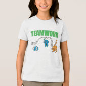 Teamwerk Tri-Blend Shirt (Voorkant)