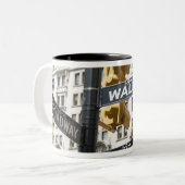 Teamwerk Tweekleurige Koffiemok (Voorkant links)