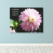 TEAMWERK Verdeel het werk en overwin het. KUNST Canvas Afdruk (Insitu (Houten vloer))