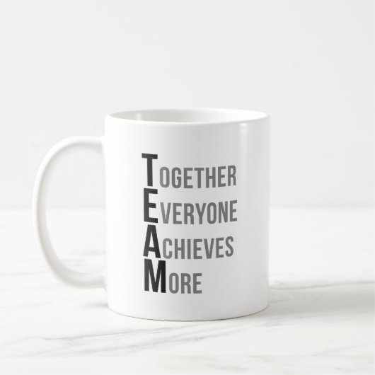 Teamwerkoffertes Koffiemok (Links)