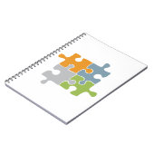 Teamwerkpuzzel Notitieboek (Linkerzijde)