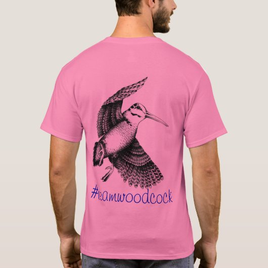 #teamwoodcock t-shirt (Achterkant)