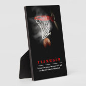 Teamwork Basketbal Motiverend Inspirerend Fotoplaat (Zijkant)