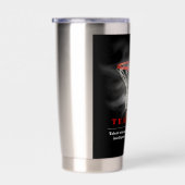 Teamwork Basketball Motivational Inspirational Geïsoleerde Drinkbeker (Rechts)