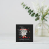 Teamwork Basketball Motivational Inspirational Informatiekaartje (Staand voorkant)