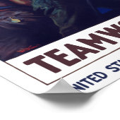 Teamwork bouwt schepen — Eerste Wereldoorlog Poster (Hoek)