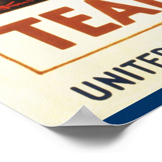 Teamwork bouwt schepen poster (Hoek)