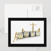 Teamwork - Briefkaart (Voorkant / Achterkant)