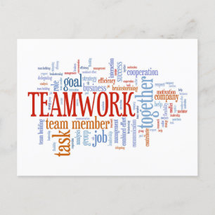 TEAMWORK BRIEFKAART