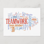 TEAMWORK BRIEFKAART (Voorkant)