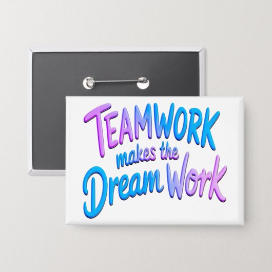 Teamwork Button (Voorkant / Achterkant)
