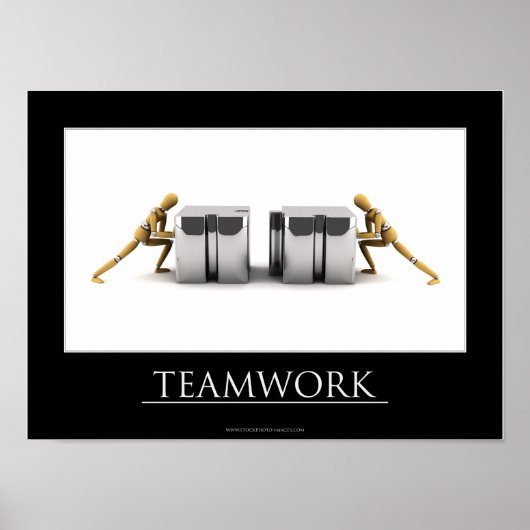 Teamwork Concept Poster (Voorkant)