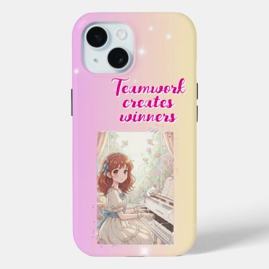 Teamwork creates winners Case-Mate iPhone case (Achterkant)
