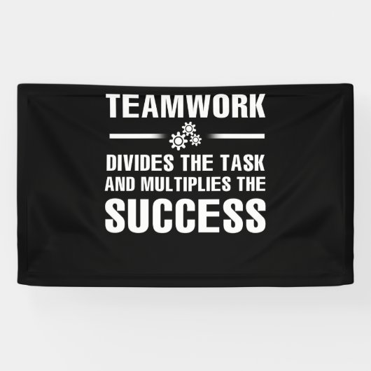 Teamwork Divides The Task And Multiplies Success Spandoek (Horizontaal)