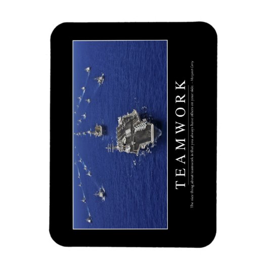 Teamwork: Inspirerend prijsopgave Magneet (Verticaal)