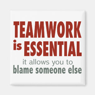 Teamwork is essentieel magneet