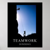 Teamwork is PatiëntenMotivatie Poster (Voorkant)