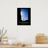 Teamwork is PatiëntenMotivatie Poster (Keuken)