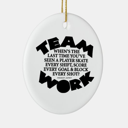 TEAMWORK KERAMISCH ORNAMENT (Rechts)
