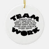 TEAMWORK KERAMISCH ORNAMENT (Voorkant)