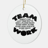 TEAMWORK KERAMISCH ORNAMENT (Links)