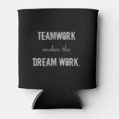 Teamwork maakt de Dreamwork kan Blikjeskoeler (Voorkant)