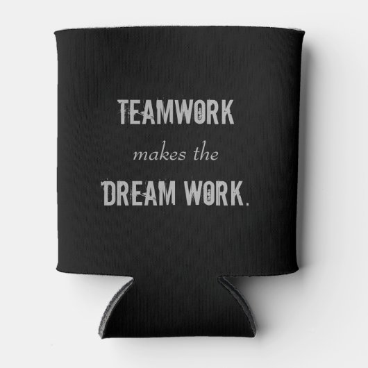 Teamwork maakt de Dreamwork kan Blikjeskoeler (Voorkant)