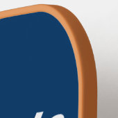 Teamwork maakt de droom blauw tot werk pickleball paddle (Links Detail)