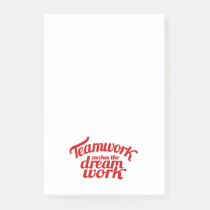 Teamwork maakt de droomwerkplek waar het merkt post-it® notes