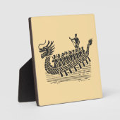 Teamwork maakt de stream werk, Dragon Boat Racing Fotoplaat (Voorkant)