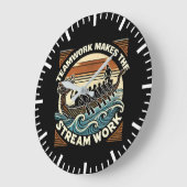 Teamwork maakt de stream werk, Dragon Boat Racing Grote Klok (Hoek)