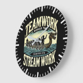 Teamwork maakt de stream werk, Dragon Boat Racing Grote Klok (Hoek)