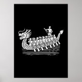 Teamwork maakt de stream werk, Dragon Boat Racing Poster (Voorkant)