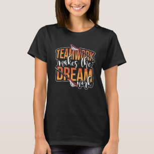 Teamwork maakt droomwerk lacrosse Lax Sport T-shirt