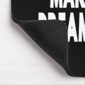 Teamwork maakt het droomwerk muismat (Hoek)