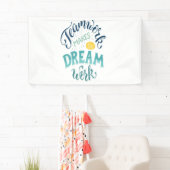 Teamwork maakt het droomwerk spandoek (Insitu)