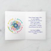 Teamwork Makes the Dream Work Greeting Cards Kaart (Binnen)