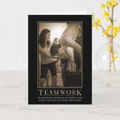 Teamwork Motivatie Kaart (Gele Bloem)