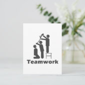 Teamwork - Motivatie koopwaar Briefkaart (Staand voorkant)