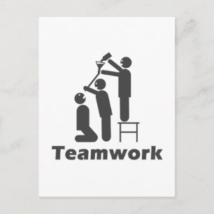 Teamwork - Motivatie koopwaar Briefkaart